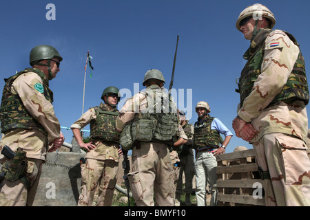Niederländische Truppen in Uruzgan, Afghanistan Stockfoto