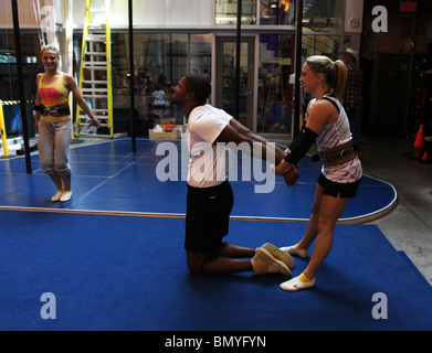 Cirque du Soleil Montreal HQ, Künstler, training Stockfoto