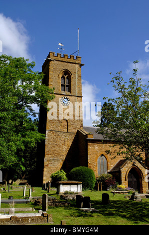 St. Peter und St. Paul Kirche, Abington, Northampton, Northamptonshire, England, UK Stockfoto