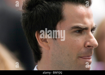 Beerdigung des ehemaligen Stereophonics-Schlagzeuger Stuart Cable in seiner Heimatstadt Aberdare in South Wales Valleys. Stockfoto