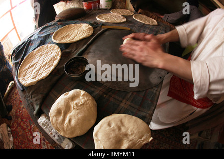 Bäckerei in Kabul, Afghanistan. Stockfoto