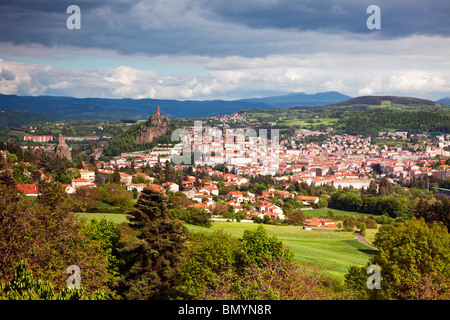 Stadt von Le-Puy-En-Velay, Haute-Loire, Frankreich Stockfoto