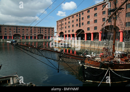 Das Albert Dock einer der wichtigsten Sehenswürdigkeiten Liverpools Stockfoto