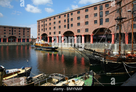 Das Albert Dock einer der wichtigsten Sehenswürdigkeiten Liverpools Stockfoto