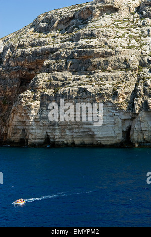 Wied Iz Zurrieq, Insel Aerial View, Malta, Republik Malta, Stockfoto