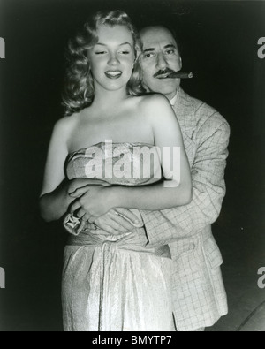 Liebe glücklich 1949 Cowan/Pickford Film mit Groucho Marx und Marilyn Monroe in ihrem zweiten film Stockfoto