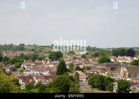 Ansicht von Midsomer Norton, Somerset, England, UK Stockfoto