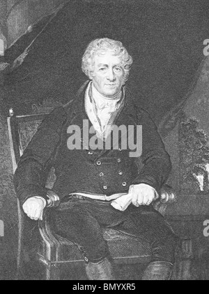 Robert Peel (1788-1850) auf Gravur aus den 1800er Jahren. Konservative Premierminister von Großbritannien im Jahre 1834 bis 1835 & 1841-1846. Stockfoto