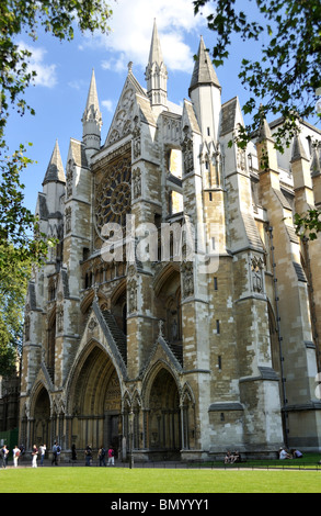 Westminster Abbey London Nordeingang Stockfoto
