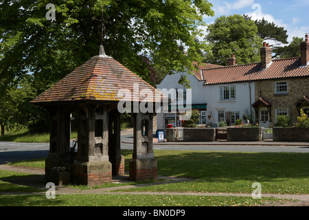 BURTON LEONARD DORF NORTH YORKSHIRE VEREINIGTES KÖNIGREICH UK Stockfoto