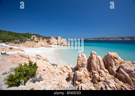 Cala Ciaccaro, Cala Soraia, Isola di Spargi Insel La Maddalena (OT), Sardinien, Italien, Europa Stockfoto