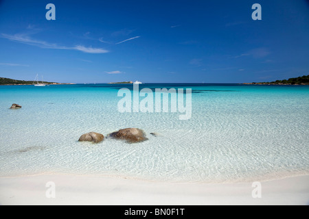 Spiaggia di Cala Brandinchi Strand, Lu Impostu, Marina di Puntaldia, San Teodoro (OT), Sardinien, Italien, Europa Stockfoto