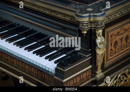 Bösendorfer Flügel Tastatur detail Stockfoto