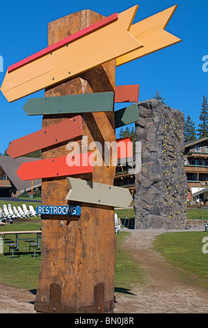 Devils Postpile Nationaldenkmal, Mammoth Lakes, Kalifornien, USA Stockfoto