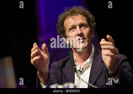 Promi-Gärtner Monty Don abgebildet anlässlich Hay Festival 2010 Heu am Wye Powys Wales UK Stockfoto