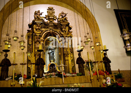 Die schwarze Madonna, la Moreneta, im Kloster Lluc, Mallorca Spanien 2010 Stockfoto