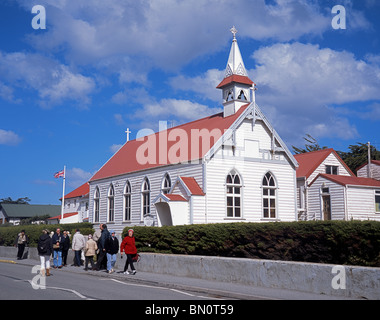 Katholische Kirche, Port Stanley, Falkland-Inseln, UK. Stockfoto