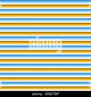 Abstraktes Hintergrundbild von leuchtend gelben und blauen Streifen Stockfoto