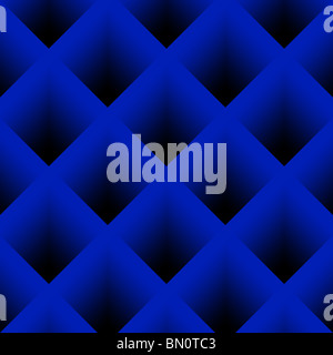 Abstraktes Hintergrundbild der blauen Diagonale Streifen in quadratischen Rahmen Stockfoto