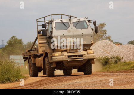 Centigon gepanzerten Kabine LKW zur Verwendung durch militärische Sicherheitskräfte in Afghanistan. Stockfoto