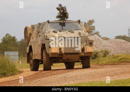 Militär, Thales Bushmaster beschützte Infanteriefahrzeug mit Waffensystem Stockfoto