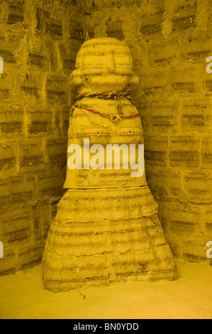 Salz-Statue, Salar de Uyuni, Potosi, Bolivien Stockfoto