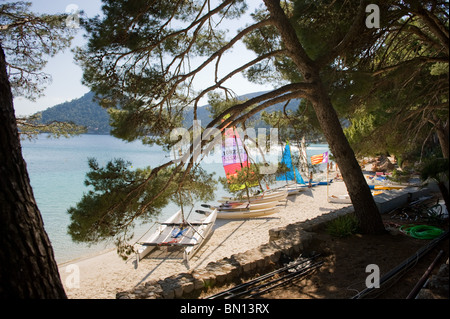 Ein Blick auf den Strand von Formentor, in der Nähe von Pollenca, Mallorca, Spanien 2010 Stockfoto