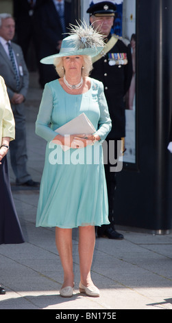 Großbritanniens Prinz Charles nimmt den Gruß an die Armed Forces Day Parade im Stadtzentrum von Cardiff Stockfoto