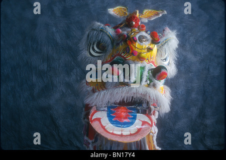 Chinesischer Drache Tänzer Kostüme Stockfoto