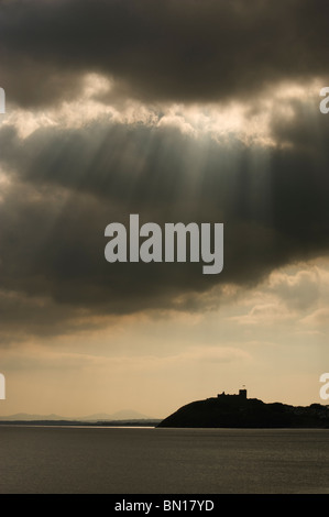 Criccieth Schloss auf Halbinsel Lleyn Gwynnedd North Wales UK Stockfoto