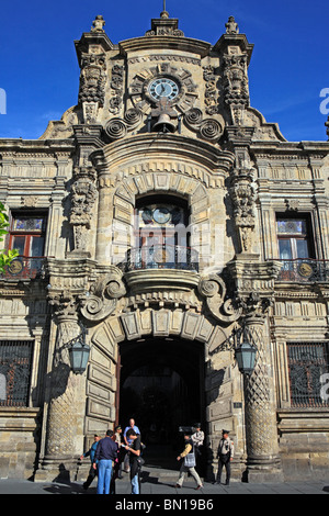 Geben Sie Palacio del Gobierno (1775), Guadalajara, Jalisco, Mexiko Stockfoto