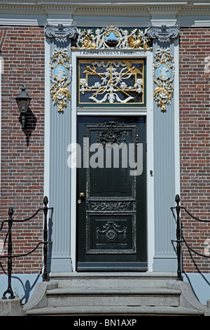 Koopmanshuys alte holländische Händler Haus am Zaanse Schans Nord Holland-die Niederlande Europa Stockfoto