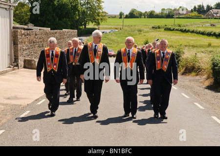 27. Juni 2010, Drumcree, Portadown. LOL Nein 1 Rückkehr zur Drumcree Kirche Stockfoto