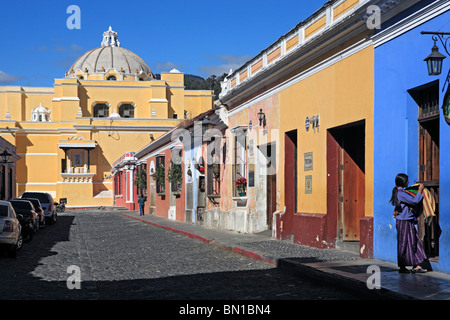 La Merced Kirche (1767), Antigua Guatemala, Guatemala Stockfoto