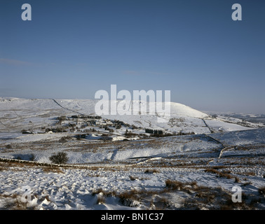 Winter-Szene Handley Lyme in der Nähe von Lyme Park Cheshire England Stockfoto