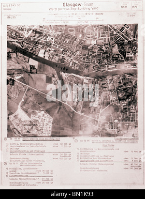 Govan, Glasgow-Schottland 2. Oktober 1939 Schiff Bauhof Stockfoto