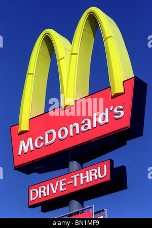 McDonald's-Zeichen Stockfoto