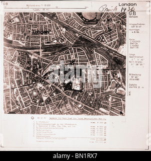 London - Walworth 4. Juni 1940 Old Kent Road Gas arbeitet Stockfoto