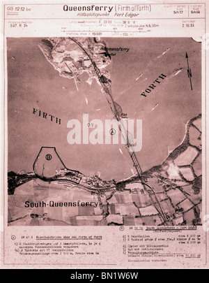 South Queensferry, Edinburgh - Schottland 1940 Firth of Forth Bridge Stockfoto