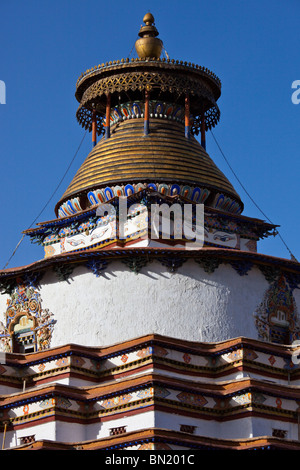 Gyantse Kumbum Pelkor Chode Kloster in Gyantse, Tibet Stockfoto