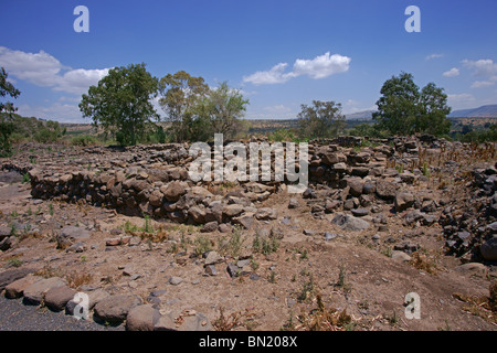 Bethsaida, enthalten diese Haus (2.700 qm) einen ungestörten Weinkeller mit vier komplette hellenistischen Gläser.  Außerdem Stockfoto