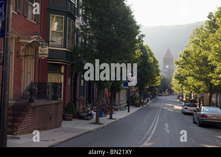 Broadway, Jim Thorpe, Pennsylvania, USA Stockfoto