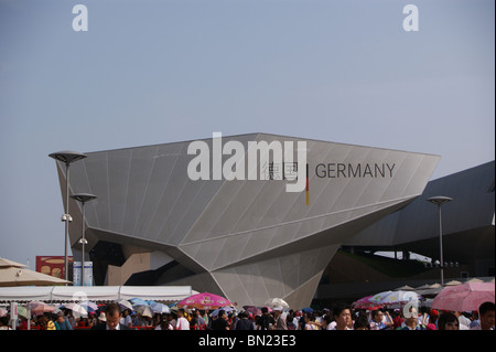 Deutschland-Pavillon, Shanghai World Expo 2010 Shanghai, China Stockfoto