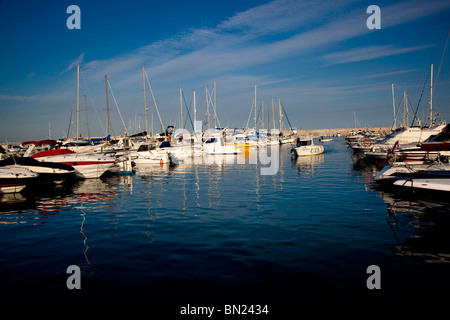 Der Hafen von Marina, Fuengerola, Andalusien, Spanien Stockfoto