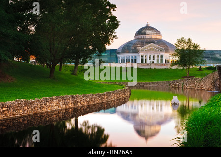 Marjorie McNeely Konservatorium in Como Park in St. Paul, Minnesota wurde erstmals im Jahre 1915 eröffnet. Stockfoto