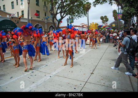 Immer bereit!!! Sommer-Sonnenwende Parade, Santa Barbara, 2010. Stockfoto