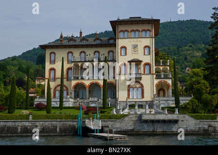 Villa La Placida, Bellagio, Italien Stockfoto