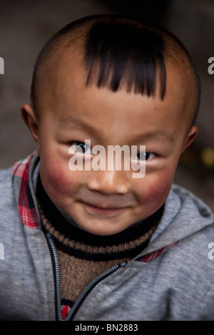 Tibetischen jungen in Lhasa, Tibet Stockfoto