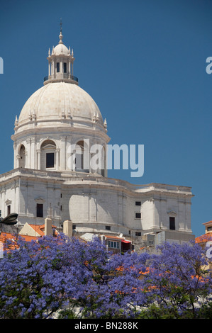 Europa, Portugal, Lissabon (aka Lisboa). Barocke nationalen Pantheon (aka Igreja de Santa Engracia). Stockfoto