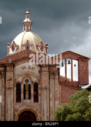 Die Iglesia San Blas in Cuenca in Ecuador Stockfoto